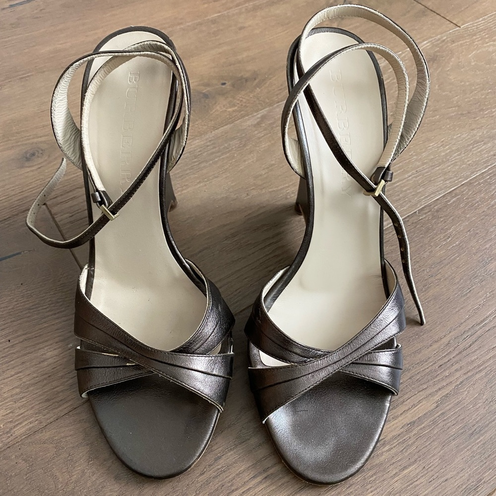 Burberry wedge sandals